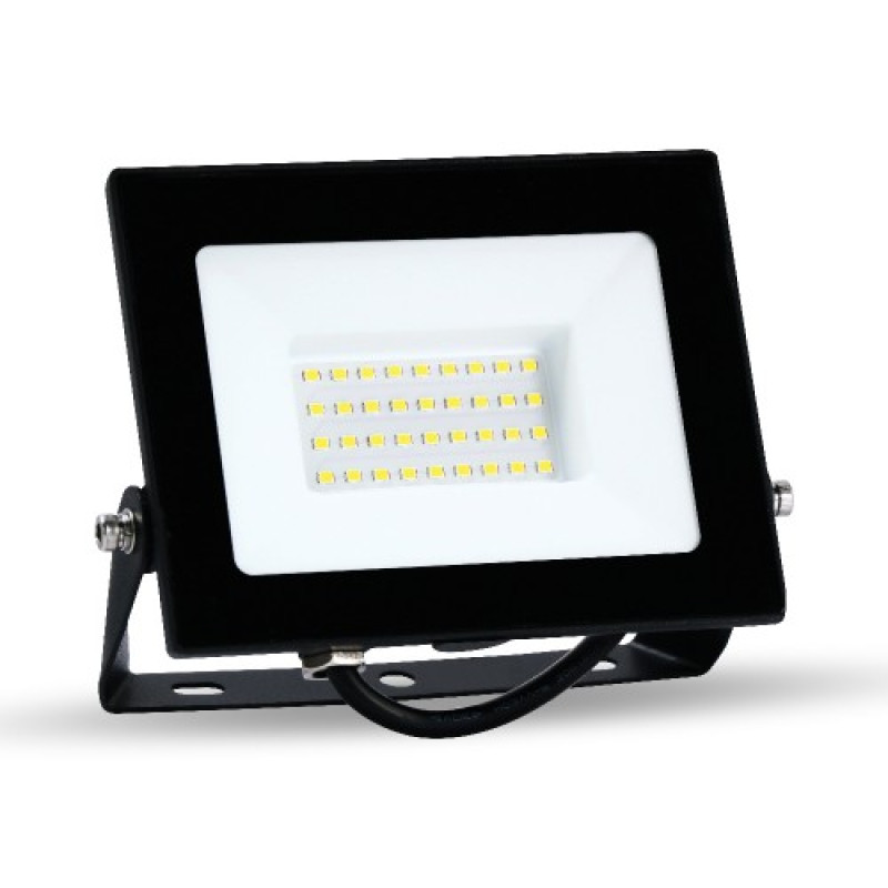 Светодиодный прожектор ARDERO LL-1030ARD 30W 2400Lm 6500K черный IP65 (80017)