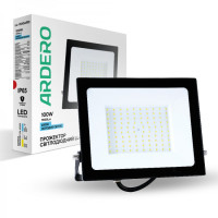 Светодиодный прожектор ARDERO LL-1100ARD 100W 9000Lm 6500K черный IP65 (80019)