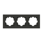 Рамка EL-BI VEGA антрацит матовий 3-на ( 510-016700-227 )