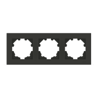 Рамка EL-BI VEGA антрацит матовый 3-я ( 510-016700-227 )