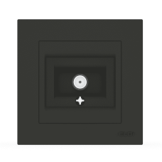 Розетка EL-BI VEGA антрацит матовый TV конечная ( 510-016700-273 )