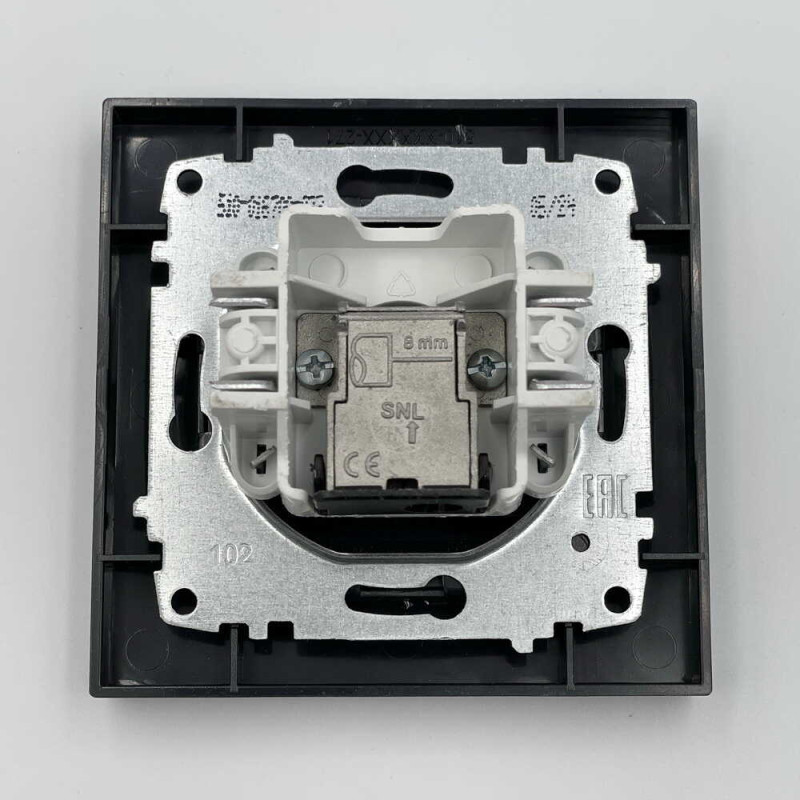 Розетка EL-BI VEGA антрацит матовий TV кінцева ( 510-016700-273 )