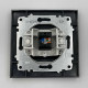 Розетка EL-BI VEGA антрацит матовий комп'ютерна 1-на CAT6 RJ45 ( 510-016700-247 )