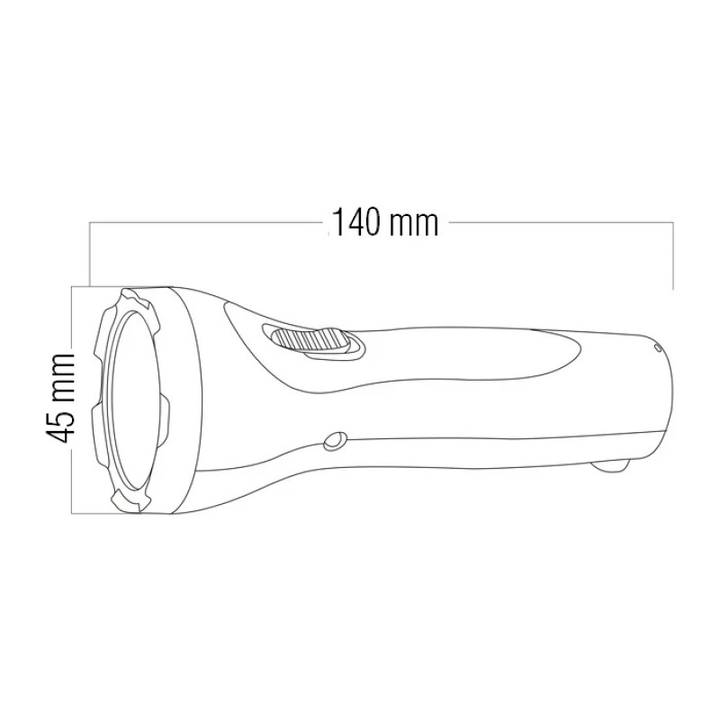 Ліхтарик ручний акумуляторний HOROZ PELE-1 0.5W 084-006-0001-010