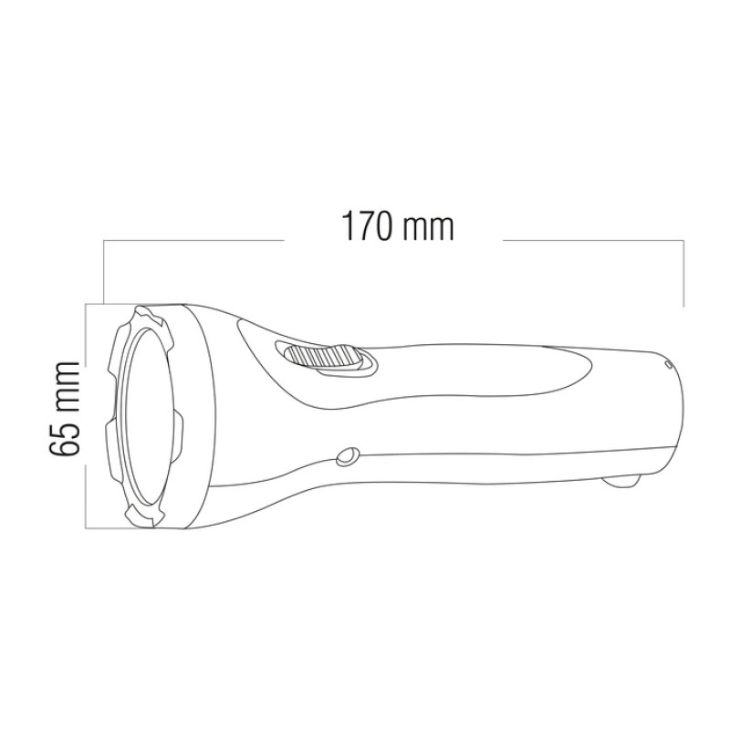 Фонарик ручной аккумуляторный HOROZ PELE-3 3W 084-006-0003-010