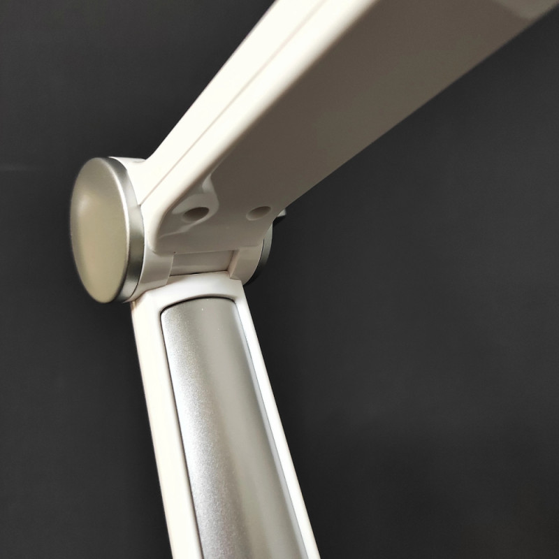 Настільна лампа світлодіодна 10W 3000-6000K 600Lm 100-240V срібна EBRU (049-010-0010-030) Horoz