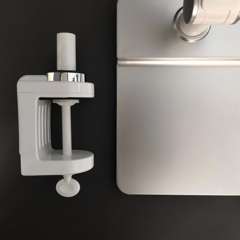 Настільна лампа світлодіодна 10W 3000-6000K 600Lm 100-240V срібна EBRU (049-010-0010-030) Horoz