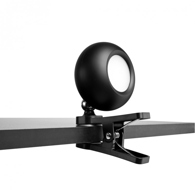 Светодиодная настольная лампа с аккумулятором VIDEX VLE-TF18B 3W 3000-5500K Черная (VLE-TF18B)