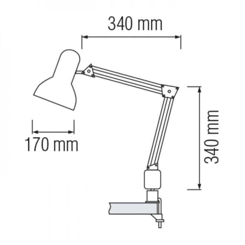 Настольная лампа Horoz Electric 048-013-0060-030 Rana красная