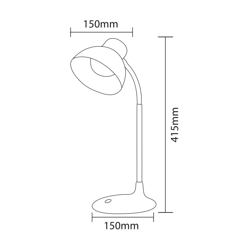 Настольная лампа аккумуляторная AYSU LED 10W 150-200/3-5Lm 3000-4500-6000K 3,7V 1200mAh белая 049-034-0010-010