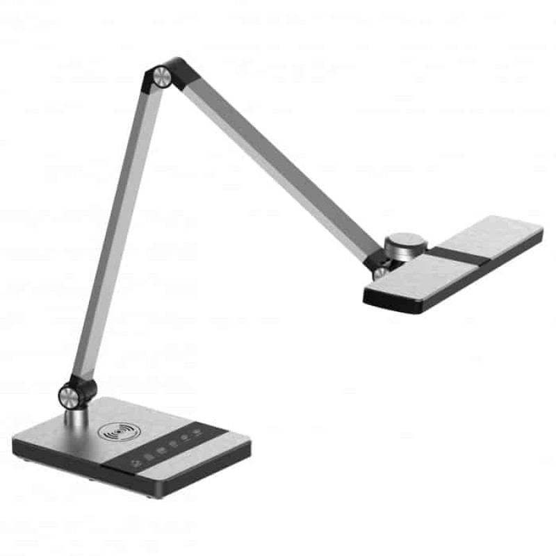 Настільна лампа LED 10W 3000-6000K 550Lm 100-240V срібна/1/6 049-032-0010-020