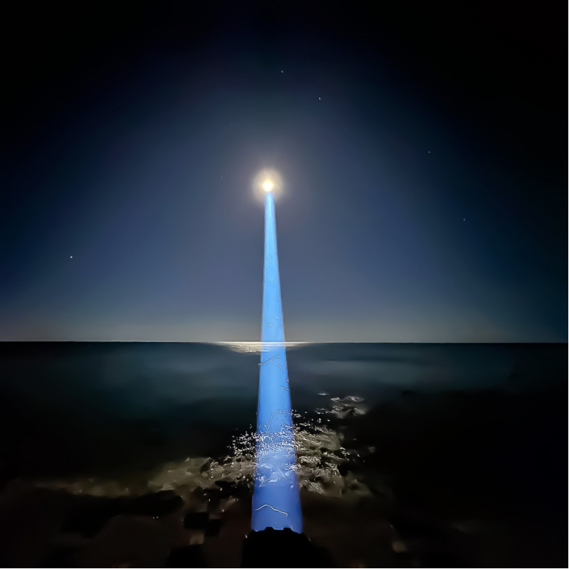 Зенитно-поисковый лазерный переносной фонарь VIDEX (VLF-L361)