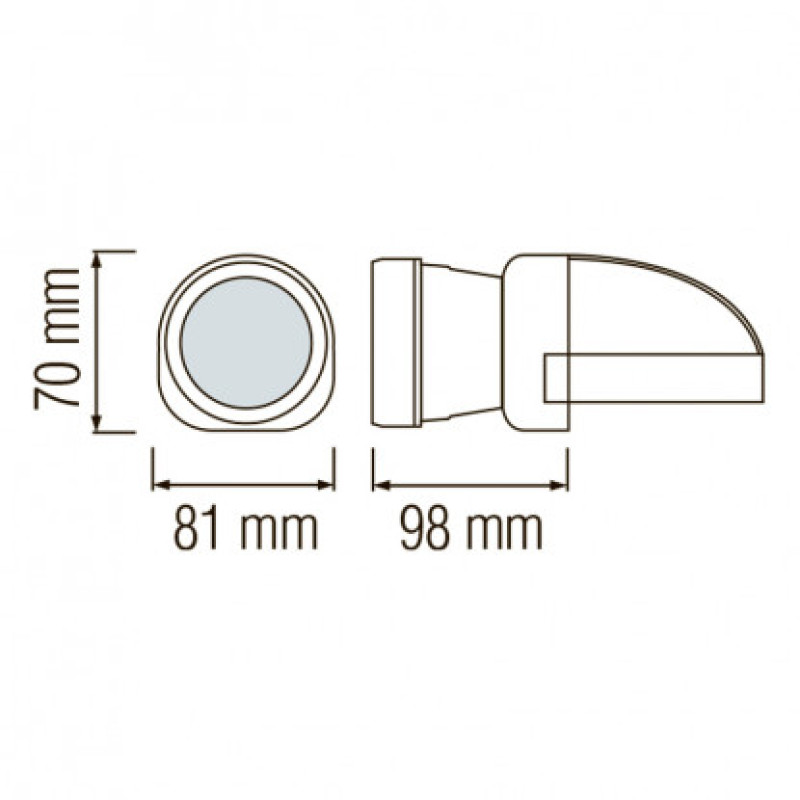 Фонарь аккумуляторный светодиодный 1W 100Lm 220-240V 81х98мм. налобный BECKHAM-1 (084-007-0001-010)
