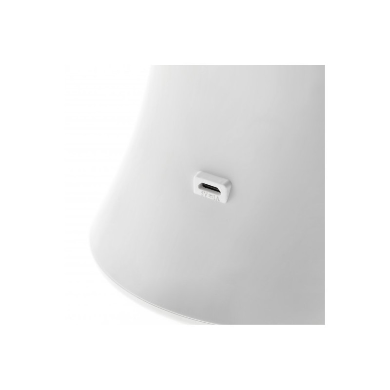 Светодиодная настольная лампа FLOWER 4 Вт 240 Лм 4000K аккумулятор 1800MAh черно-белая GTV LB-FLOW4W-06-DEC