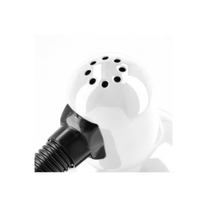 Лампа настольная RIO 1хE27 белая GTV LB-RIOE27-10