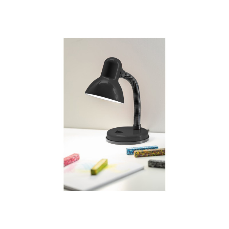 Лампа настольная RIO 1хE27 черная GTV LB-RIOE27-20