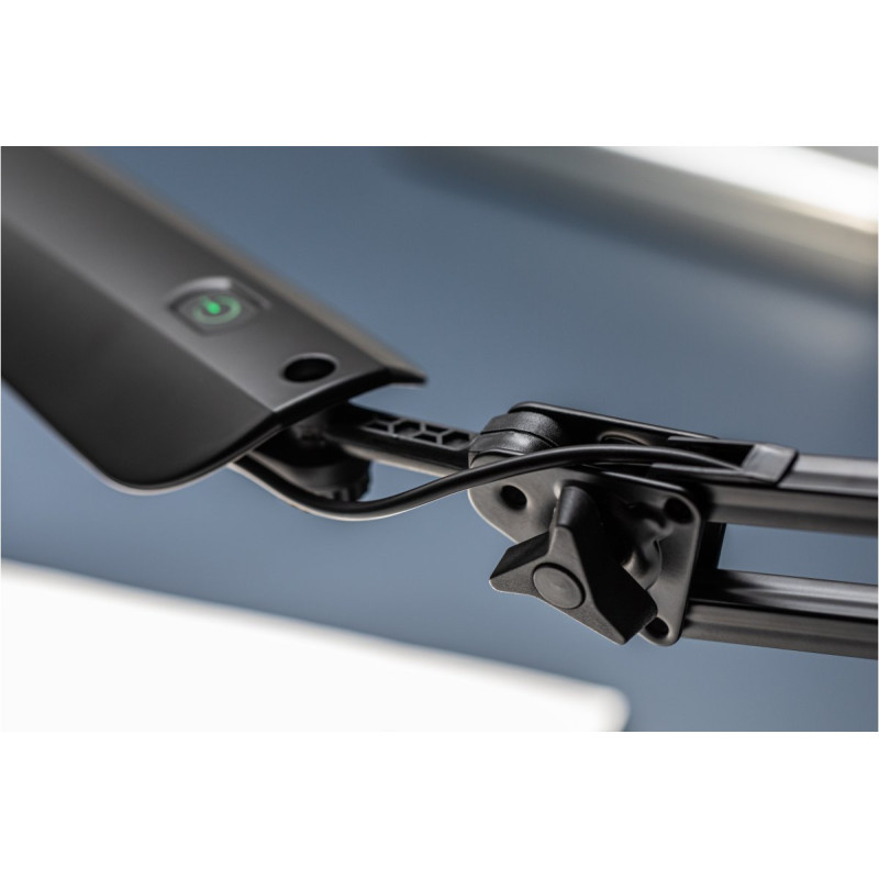 Светодиодная настольная лампа ARCHITECTO 8 Вт 600 Лм 4000K дымированная черная GTV LB-ARCH8W-10