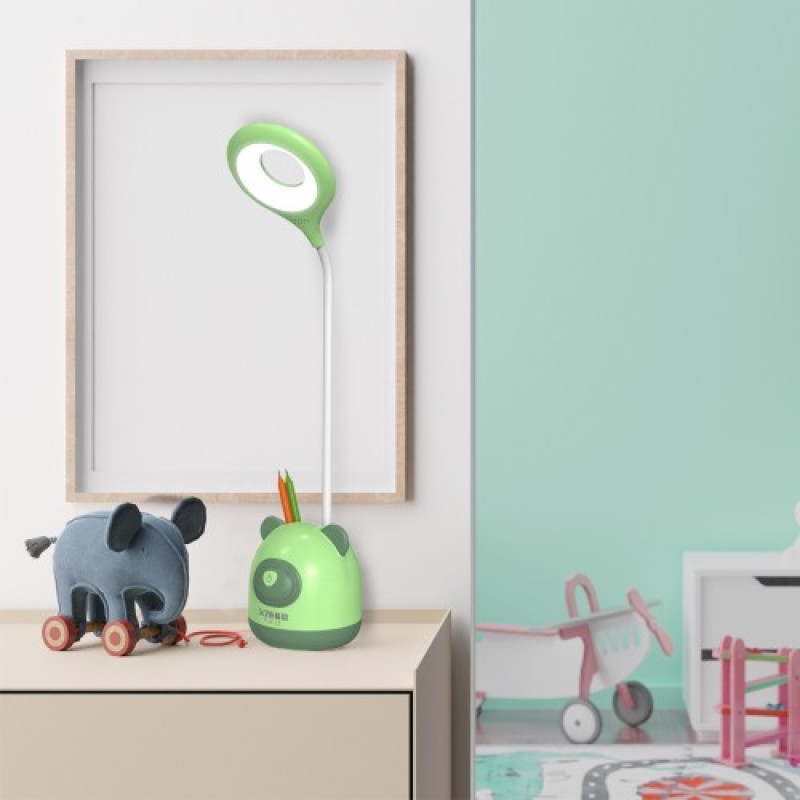 Настольный аккумуляторный светильник TGX-L3 4000K 1200mA белый/зеленый FERON 97091