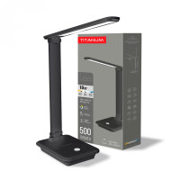 Лампа LED TITANUM TLTF-009B 10W 3000-6000 220V черная