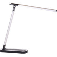 Настольный LED светильник LUXEL TL-07S Серебро+Черный 9W 4000K
