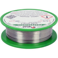 Припой без свинца CYNEL: Ø4 мм, Sn99,3-Cu0,7 m= 200 г (76877)