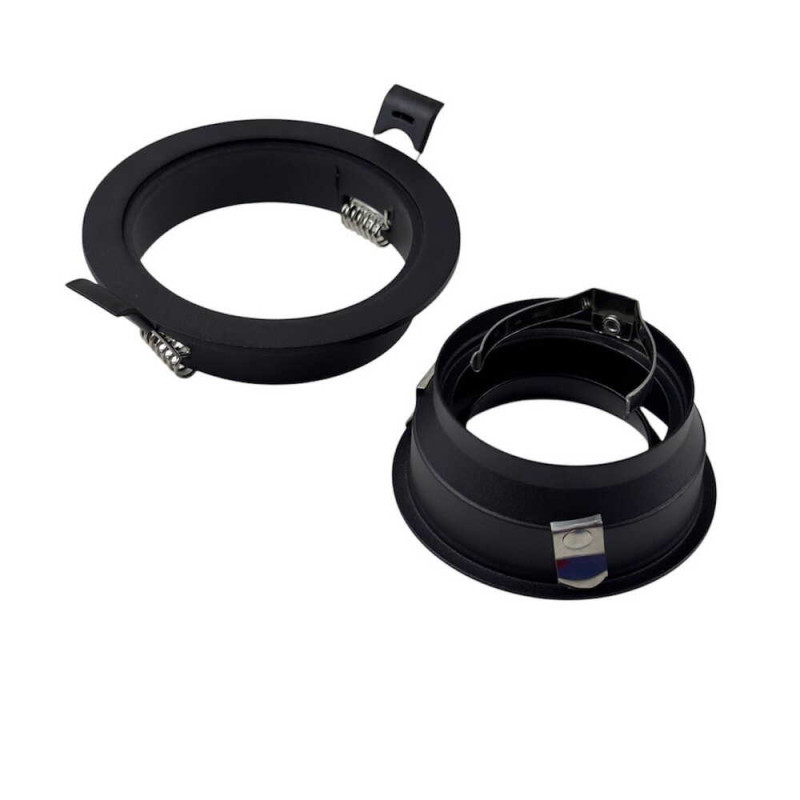 Встраиваемый точечный светильник MONACO-R черный 35W GU5.3 IP20 Violux ( 130103 )