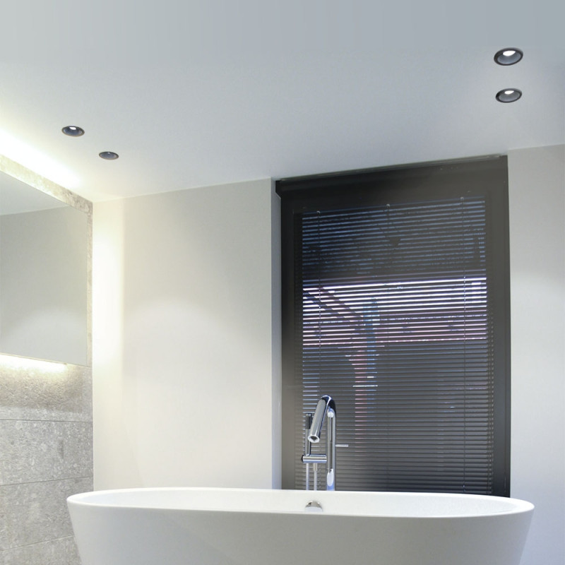 Светильник VIDEX под лампу GU10 врезной Круглый Черный VL-SPF09R-B (VL-SPF09R-B)