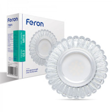 Встраиваемый точечный светильник FERON 7301 MR16 с LED подсветкой 28923