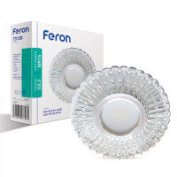 Встраиваемый точечный светильник FERON 7312B MR16 с LED подсветкой 28857