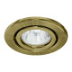 Врізний точковий світильник FERON DL11 MR-16 античне золото 15208