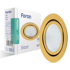 Точечный LED светильник FERON LN7 3W 150Lm 4000K золотой 28864