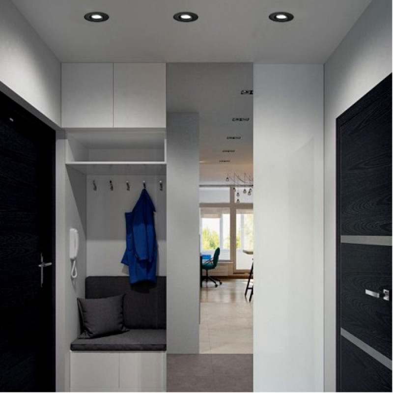 Встраиваемый поворотный светильник Feron ML344 черный 40116