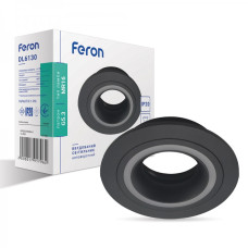 Врезной поворотный точечный светильник FERON DL6130 MR-16 черный 01791