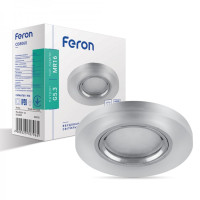Встраиваемый точечный светильник FERON CD8060 MR16 з LED подсветкой матовый 32570