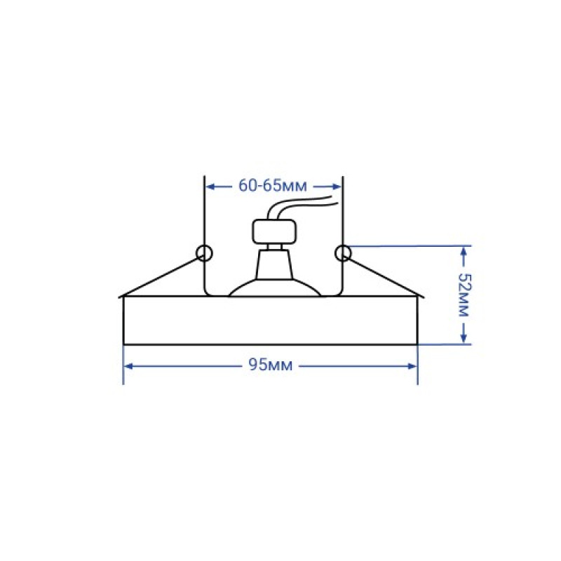Встраиваемый точечный светильник FERON DL1842 MR-16 черный матовый 40041