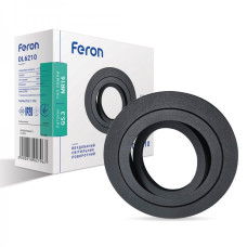 Врезной точечный светильник FERON DL6210 черный 01802