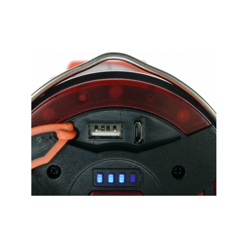 Фонарь LED-диодный аккумулятор YATO Li-Ion 3.7В, 1Вт, 600-1200Лм с ручкой, зарядное устройство USB YT-08579