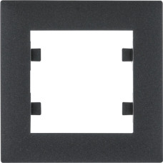 Рамка одинарная HAGER Lumina INTENSE черный WL5513