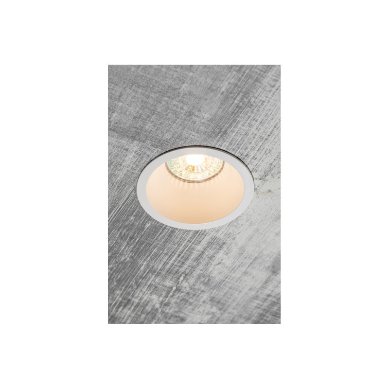 Корпус точечного светильника KERLA IP20 круглый Ø85x36 мм белый GTV OP-KERLKW-10