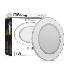 Встраиваемый LED светильник FERON AL527 5W 400Lm 4000K белый 28537