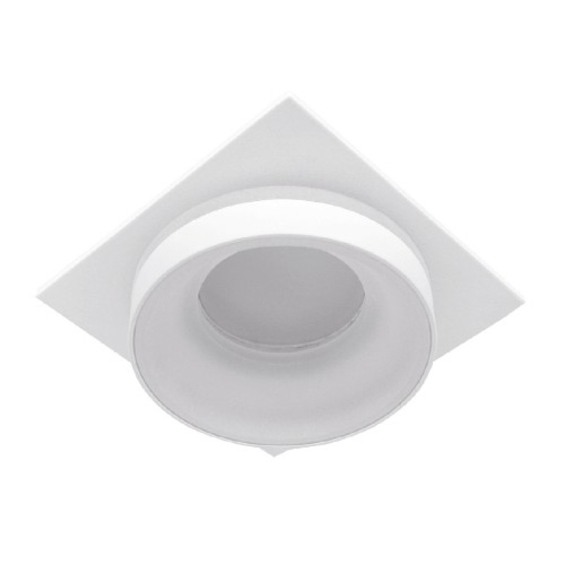 Врізний точковий світильник ARDERO DL2801 GU5.3 квадрат білий 80212