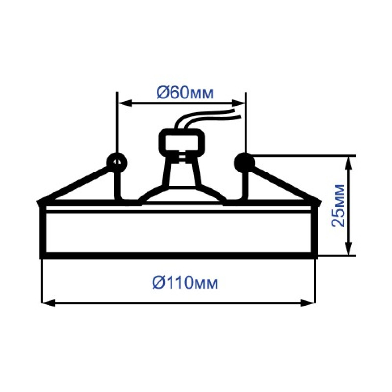 Врезной точечный светильник FERON CD836 MR-16 белый матовый 01855