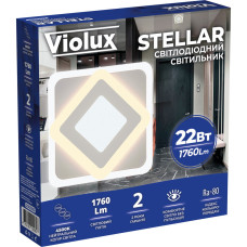 Светодиодный светильник НББ Stellar VIOLUX квадрат 22W 4500K 200080