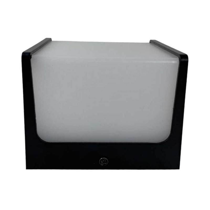 Светильник фасадный Violux CUBE 8W 4200K 600Lm IP65 черный ( 500430 )