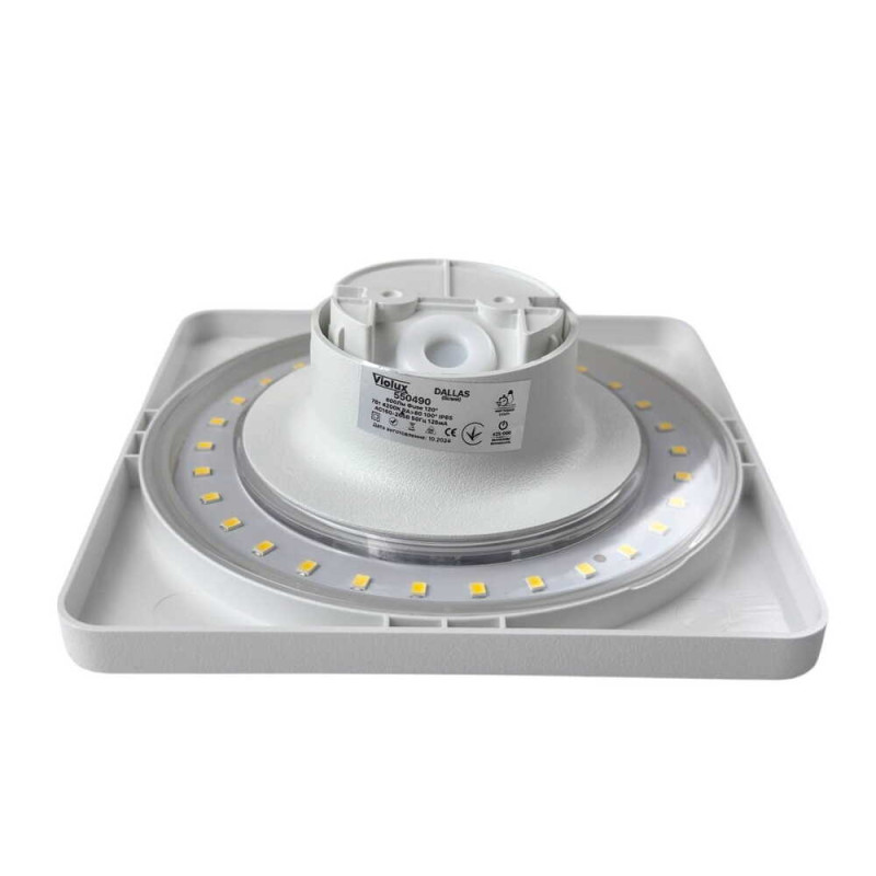 Светильник настенный бра Violux DALLAS 7W 4200K 600Lm IP65 белый ( 500490 )