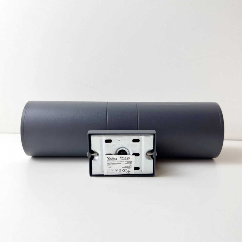 Светильник архитектурный Violux TWIX-2D 2х40Вт Е27 IP54 антрацит 500360