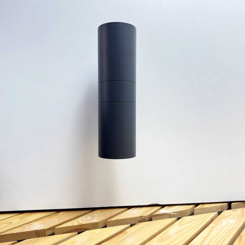 Светильник архитектурный Violux TWIX-2D 2х40Вт Е27 IP54 антрацит 500360