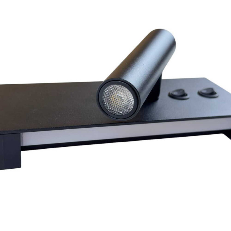 Светильник настенный бра Violux BITRIX-W 10W 4200K 615Lm IP20 черный ( 551103 )