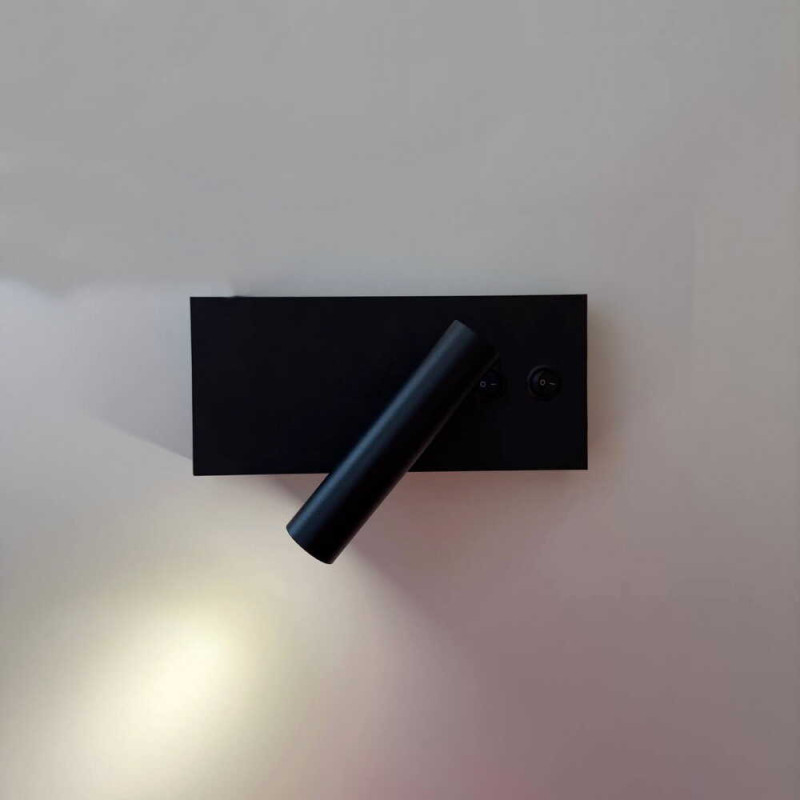 Светильник настенный бра Violux BITRIX-W 10W 4200K 615Lm IP20 черный ( 551103 )