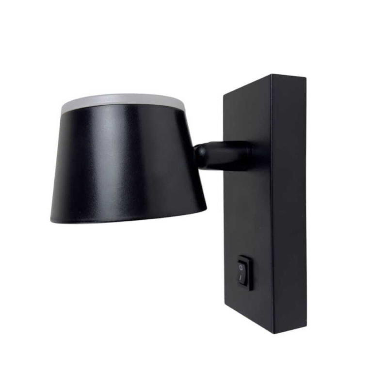 Светильник настенный бра Violux CROCUS-R 8W 4200K 560Lm IP20 черный ( 550109 )